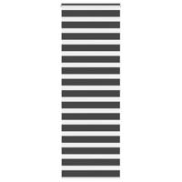 VidaXL Zebra rolgordijn 85x200 cm stofbreedte 80,9 cm zwart - thumbnail