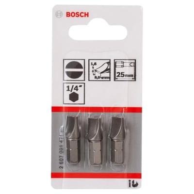 Bosch Accessoires Bit extra-hard S 0,5x3,0, 49 mm 3st - 2607001473