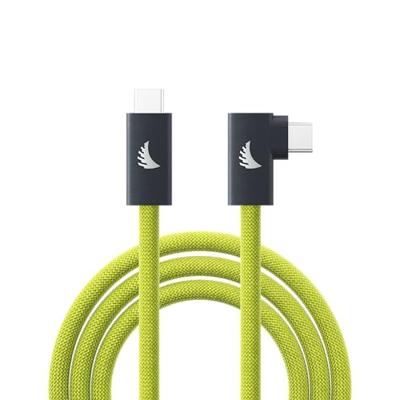 Angelbird USB-C 3.2 Solid Flex Tether Cable Right-Angle Lime 4,5m