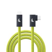 Angelbird USB-C 3.2 Solid Flex Tether Cable Right-Angle Lime 4,5m - thumbnail