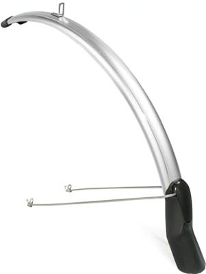 Eurofender Voorspatbord scatto 28" x 51 mm - zilver Eurofender Voorspatbord scatto 28" x 51 mm - zilver