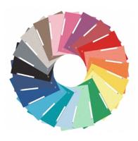 Elastomap oxford top file a4 3 kleppen 390gr blauw - thumbnail