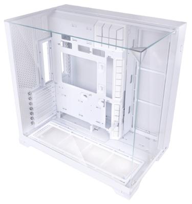 Lian Li Lian Li O11 Vision Compact, Midi-Tower, E-ATX, Tempered Glass - weiß Midi-tower PC-behuizing, Gaming-behuizing, Behuizing Wit Lian Li Lian Li O11 Vision Compact, Midi-Tower, E-ATX, Tempered Glass - weiß Midi-tower PC-behuizing, Gaming-behuizing, Behuizing Wit