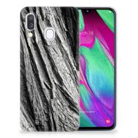 Bumper Hoesje Samsung Galaxy A40 Boomschors Grijs - thumbnail