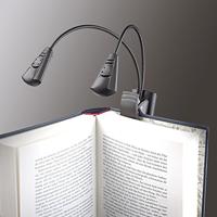 K&M 12243 Double LED Flexlight lessenaarlamp - thumbnail