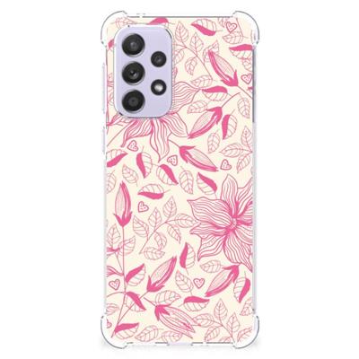 Samsung Galaxy A33 Case Pink Flowers