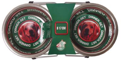 Hondenbak set 2 rvs bakken 17 cm Gebr de Boon - Gebr de boon