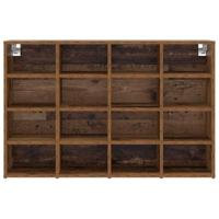 Schoenenkast met plank Oud Hout 103 x 30 x 67 cm Bewerkt hout - thumbnail