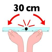 Liniaal maped arctic vibes 30cm opvouwbaar blauw - thumbnail