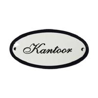 Emaille deurbordje Kantoor ovaal - thumbnail