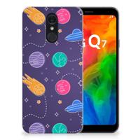 LG Q7 | Sillicone Back Cover | Space - thumbnail