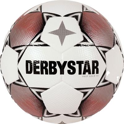 Derbystar Prof Gold III Voetbal Maat 5 Wit Roze Zwart