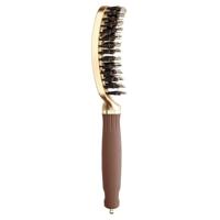 Olivia Garden Flex Boar Bristles Gold&Brown Brush - thumbnail