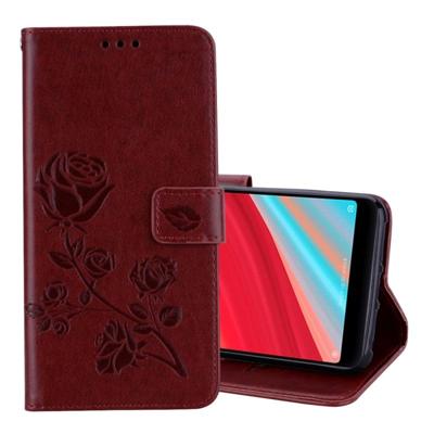 Rose reliëf horizontale Flip milieu PU lederen draagtas voor Xiaomi Redmi S2 met houder & kaartsleuven & portemonnee (bruin) Rose reliëf horizontale Flip milieu PU lederen draagtas voor Xiaomi Redmi S2 met houder & kaartsleuven & portemonnee (bruin)
