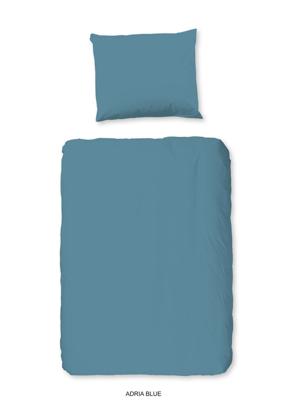 Good Morning Ledikant babydekbedovertrek "uni dessin" - Blauw - (100x135 cm) - Katoen