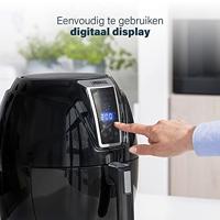 Princess 01.182021.01.001 Airfryer 3.2 l 1400 W Met display, Anti-aanbaklaag, Timerfunctie Zwart - thumbnail