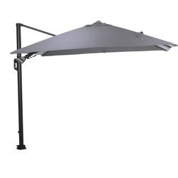 Garden Impressions Hawaii Lumen parasol - 300x300 cm - carbon black - light grey- - - Garden Impressions Garden Impressions Hawaii Lumen parasol - 300x300 cm - carbon black - light grey- - - Garden Impressions