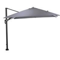 Garden Impressions Hawaii Lumen parasol - 300x300 cm - carbon black - light grey- - - Garden Impressions - thumbnail