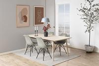 Bendt Eetkamerstoel 'Liva' Velvet, kleur Zand - thumbnail