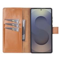 NorthLife Samsung Galaxy S25 Ultra - Leren Afneembare 2-in-1 bookcase telefoonhoes - Cognac - thumbnail