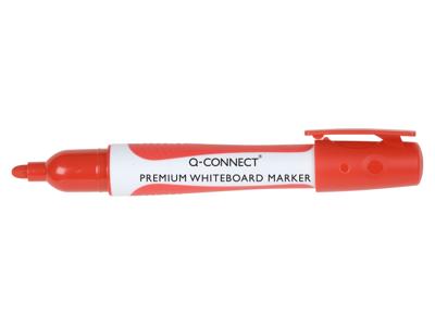 Q-CONNECT Premium whiteboard marker, 3 mm, ronde punt, rood