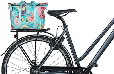 Basil bloom field fietshandtas mik-kf-hook, blauw, 8-11l - thumbnail