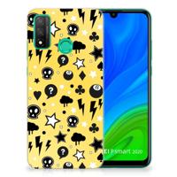 Silicone Back Case Huawei P Smart 2020 Punk Geel - thumbnail
