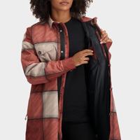 AGU Oversized Rain Shirt Winter Regenjas Urban Outdoor Dames - Cinnabar - L - Waterdicht - thumbnail