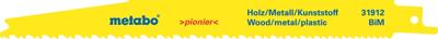 Metabo 631915000 5 zaagbladen hout+metaal200 5 stuk(s)