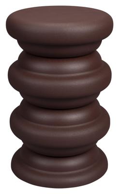 Dutchbone Bijzettafel/Kruk 'Artemis' kleur Bruin Dutchbone Bijzettafel/Kruk 'Artemis' kleur Bruin