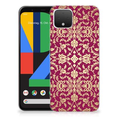Siliconen Hoesje Google Pixel 4 Barok Pink Siliconen Hoesje Google Pixel 4 Barok Pink