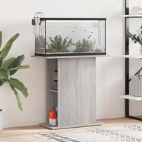 VidaXL Aquariumstandaard 75x36x72,5 cm bewerkt hout grijs sonoma - thumbnail