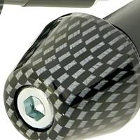 Vicma Handlebar plugs 17.5 mm carbon, 656cf - thumbnail