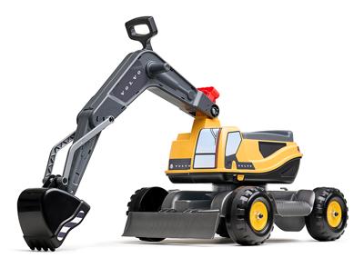 Volvo FALK Graafmachine - 360° Draaibare Cabine - Knikgraafmachine met Openklapbare Stoel - 100% Gemaakt in Frankrijk - 3 Jaar Garantie