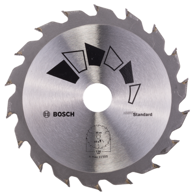 Bosch Accessoires Cirkelzaagblad Basic 130X22X20/16,T18 - 2609256802 Bosch Accessoires Cirkelzaagblad Basic 130X22X20/16,T18 - 2609256802