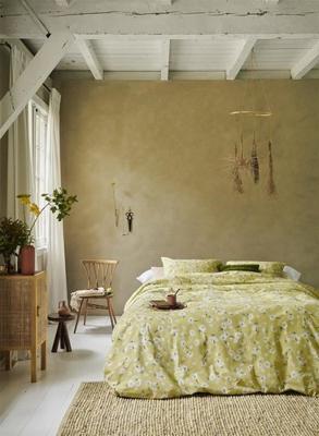 Beddinghouse Ariadne at Home Daisies Dekbedovertrek - Light Yellow 140x200/220 cm
