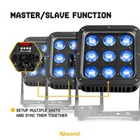 Beamz Starcolor 72 floodlight set van 8 in case - thumbnail
