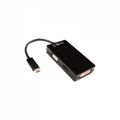 Adapter USB-C naar HDMI V7 V7UC-VGADVIHDMI-BLK Zwart Adapter USB-C naar HDMI V7 V7UC-VGADVIHDMI-BLK Zwart