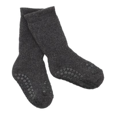 GoBabyGo antislip sokjes Dark grey melange-3-4 jaar