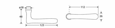 Deurkruk Linea XL MGC