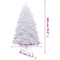 VidaXL Kunstkerstboom met scharnieren en sneeuw 180 cm - thumbnail