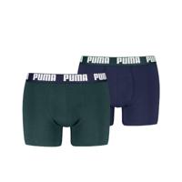 Puma Boxershorts Everyday Basic 2-pack Green / Navy-M - thumbnail