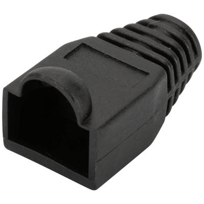 Digitus A-MOT 8/8 Knikbescherming voor 8P8C modulaire RJ45-stekker A-MOT 8/8 Zwart 1 stuk(s)