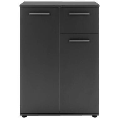 Kast Praag - antraciet - 85x60x35 cm