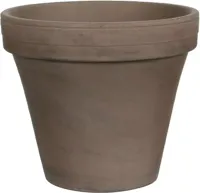 Mica Decorations bloempot Stan 17,5x15,5 cm grijs basalt - thumbnail