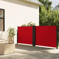 VidaXL Windscherm uittrekbaar 100x1000 cm rood - thumbnail
