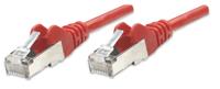 Intellinet 330688 RJ45 Netwerkkabel, patchkabel CAT 5e SF/UTP 7.50 m Rood 1 stuk(s) - thumbnail