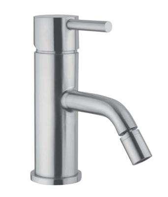 Bidetmengkraan Sapho Minimal Uitloop Gebogen 1-hendel 15.8 cm RVS - thumbnail