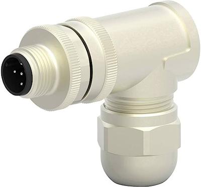 TE Connectivity T4113511051-000 Sensor/actuator connector, niet geassembleerd M12 Aantal polen (sensoren): 5 Stekker, haaks 1 stuk(s)