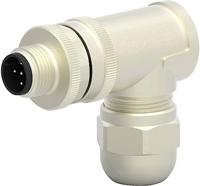 TE Connectivity T4113511051-000 Sensor/actuator connector, niet geassembleerd M12 Aantal polen (sensoren): 5 Stekker, haaks 1 stuk(s) - thumbnail